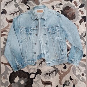 Levi’s Cowboy Denim Jean Jacket 70506 214 Texas Rodeo Festuval Light Wash Sz 44